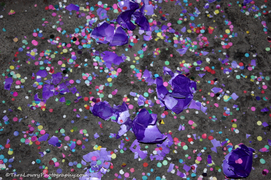 The aftermath in the Jardin.